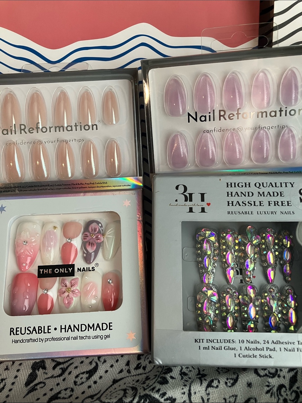 Nail Reformation Nude Press-On Nails — Reusable Handmade Set
